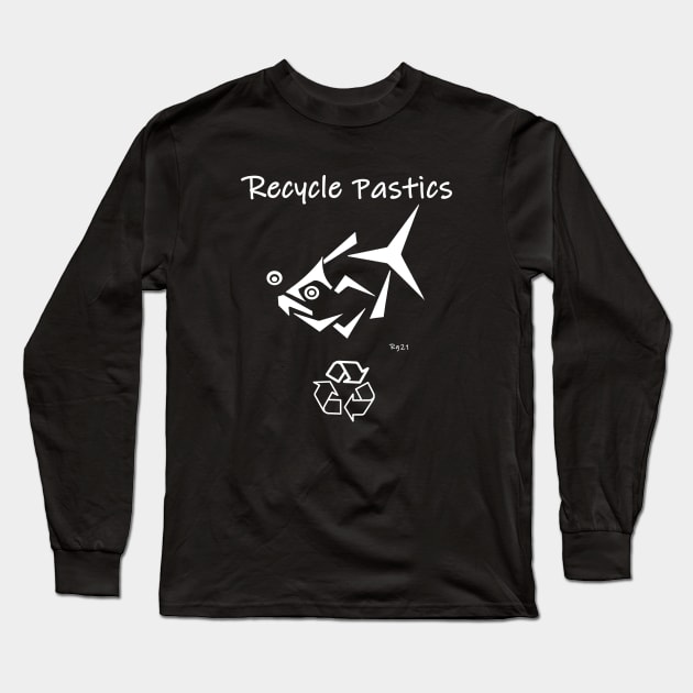 Recycle Plastics Awareness Long Sleeve T-Shirt by The Witness